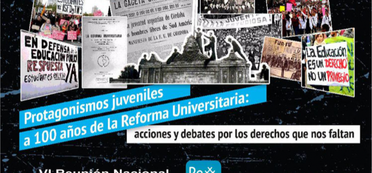 VI Reunión Nacional de Investigadores/as en juventudes argentinas